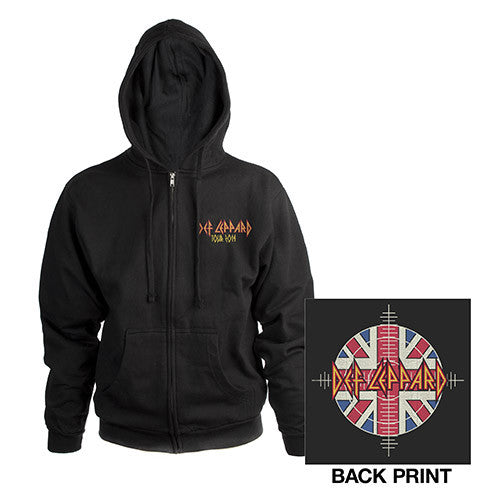 2014 Deff Lepard Tour Zip Up Hoodie