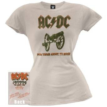 AC/DC - For Those About To Rock Juniors T-Shirt