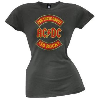 AC/DC - For Those About to Rock Juniors T-Shirt