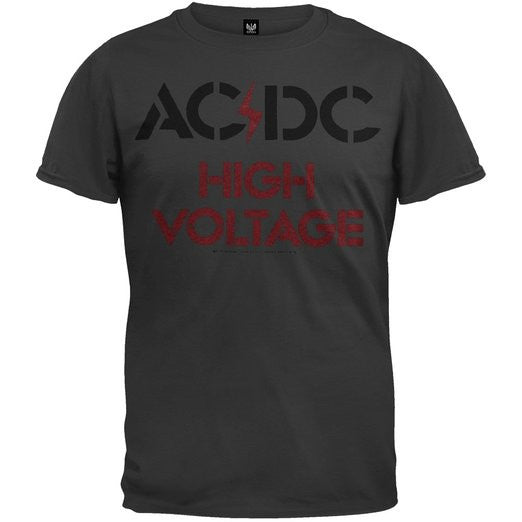 AC/DC - Mens High Voltage Logo T-shirt