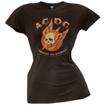 AC/DC - Womens Shoot To Thrill Juniors T-shirt