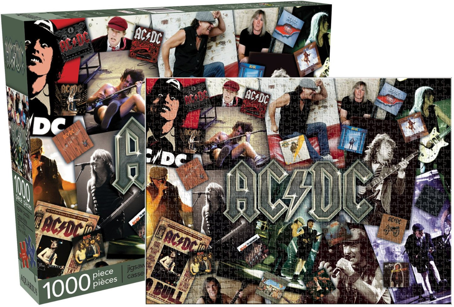 AC DC Collage Jigsaw Puzzle, 1000-Piece