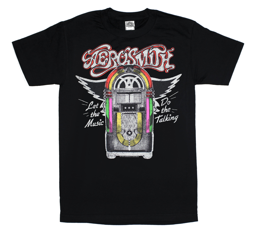 Aerosmith Let The Music Jukebox t shirt