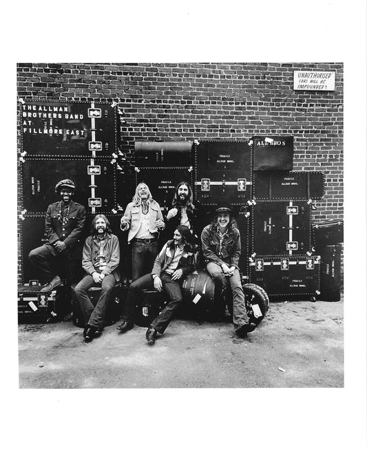 Allman Brothers Band – Original Jim Marshall Photograph “At Fillmore East” Album Cover