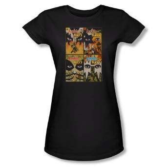 Archie Comics Meets Kiss 4 Up Rock Band Juniors Babydoll T-Shirt Tee