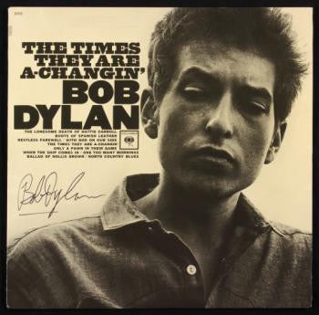 BOB DYLAN SIGNED ALBUM