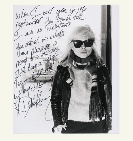 Blondie - Debbie Harry 22 Manuscript Verse of Dreaming