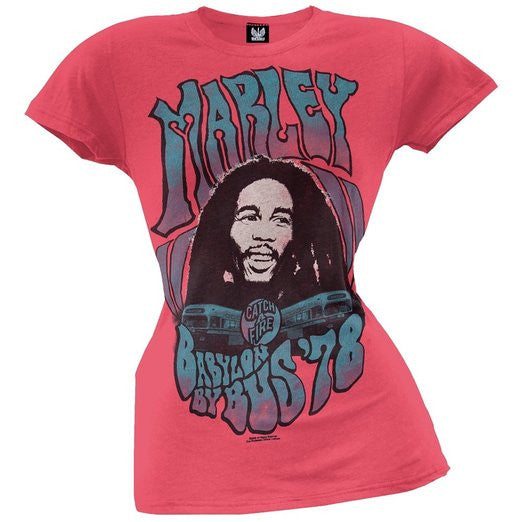 Bob Marley - Babylon Bus Juniors T-Shirt