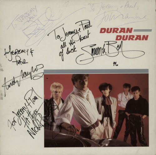 Duran Duran - Autographed 1981 UK 9-track vinyl LP