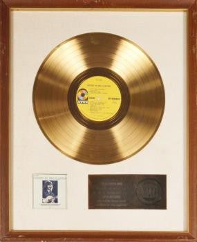 ERIC CLAPTON RECORD AWARD