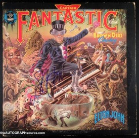 Elton John Autographed Album "Captain Fantastic and the Brown Dirt Cowboy"