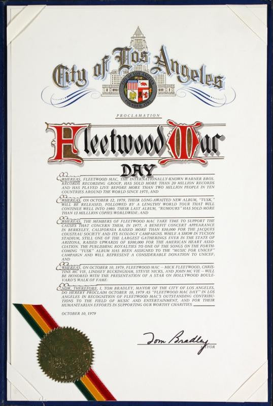 FLEETWOOD MAC PROCLAMATION