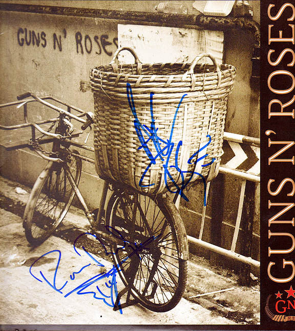 Guns N Roses Autographed Chinese Democracy Album