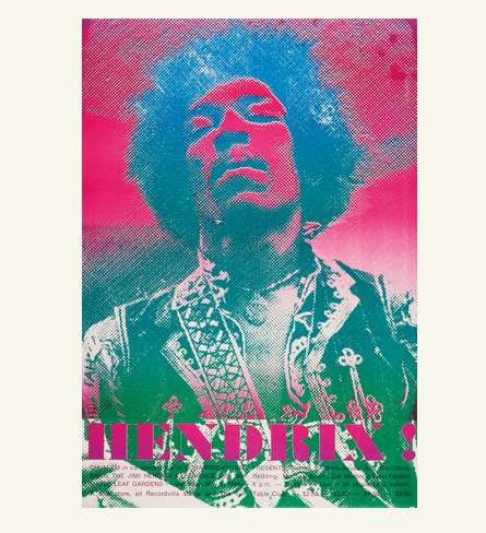 Jimi Hendrix MAPLE LEAF GARDENS CONCERT POSTER 1969