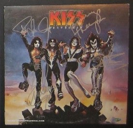 KISS Autographed Album "Destroyer"