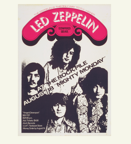 Led Zeppelin 71 THE ROCKPILE August 1969
