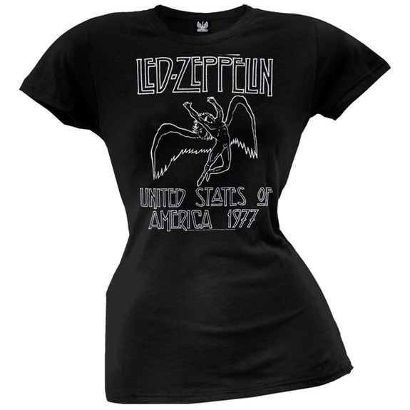 Led Zeppelin - US 77 Juniors T-Shirt