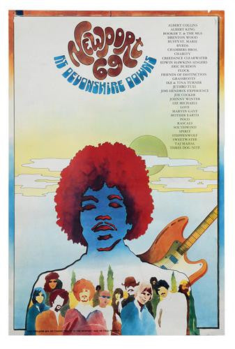 Lot 1210: Hendrix Knebworth Concert Poster