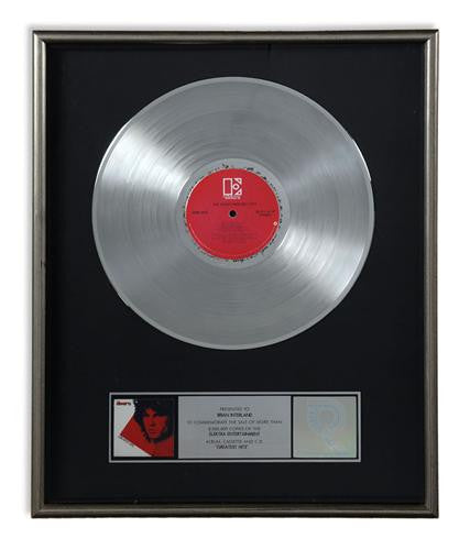 The Doors "Greatest Hits" Platinum Record