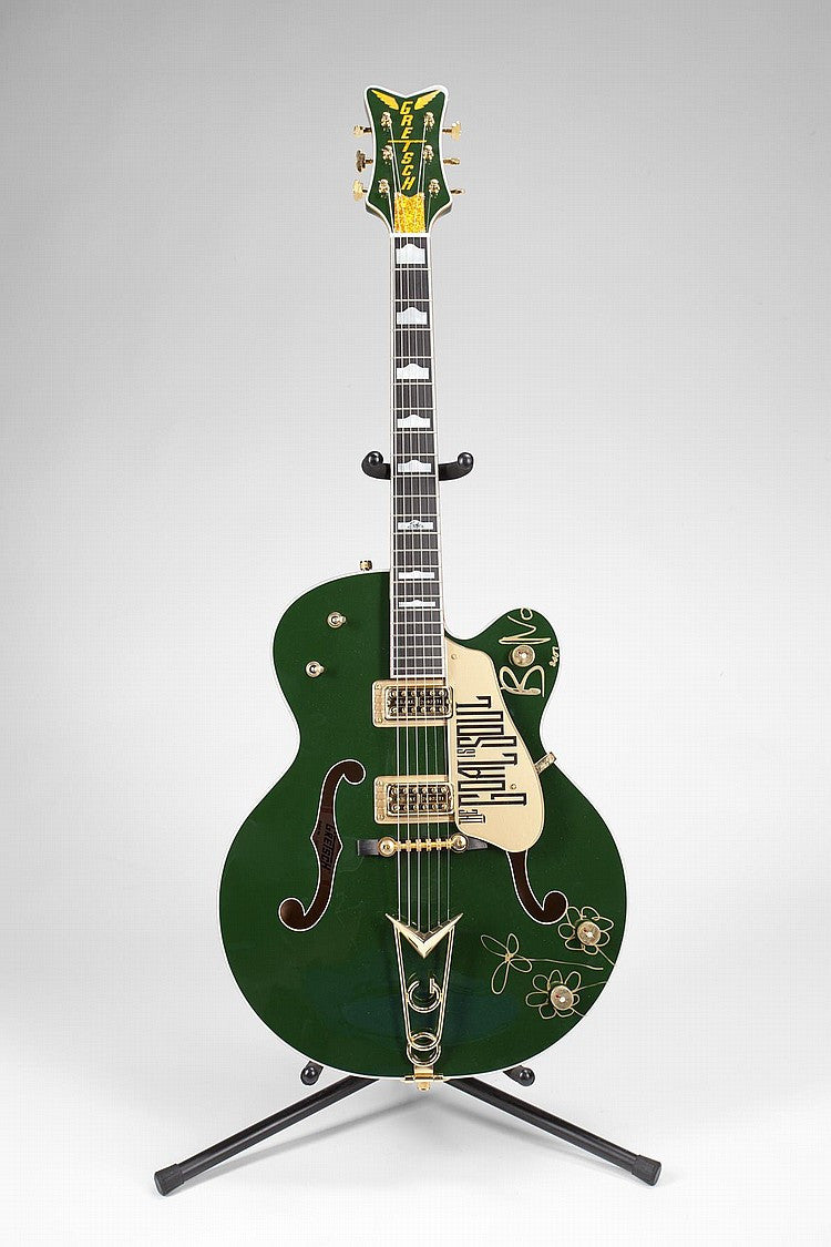 BONO PLAYED AND SIGNED IRISH FALCON GRETSCH GUITAR
