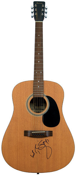 David Bowie Signed Acoustic Guitar
