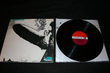 LED ZEPPELIN I TURQUOISE 1ST PRINT LP