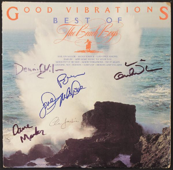 Lot #320:The Beach Boys Signed "Good Vibrations Best Of" Album