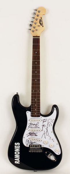The Ramones Signed Electric Guitar