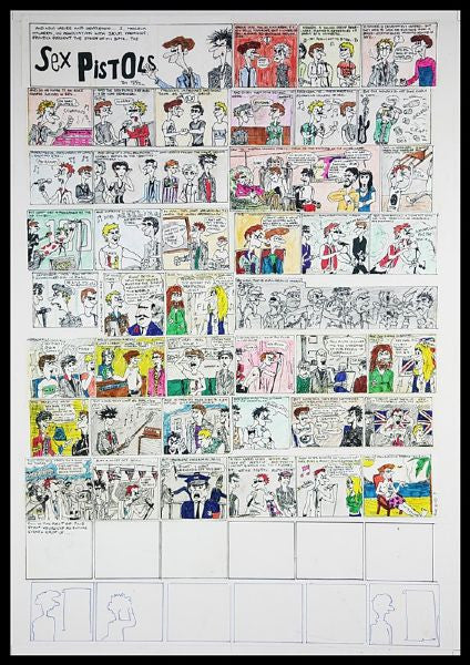 The Sex Pistols 1977 Original Poster Artwork