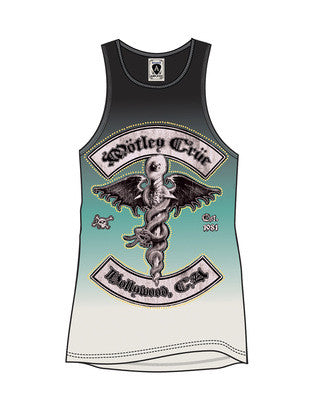 MOTLEY CRUE LADIES DIP DYE vest