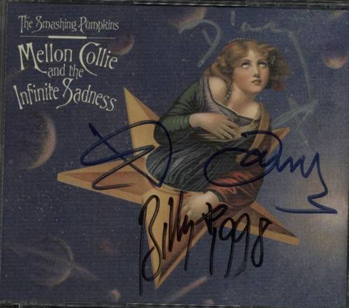 Mellon Collie & The Infinite Sadness Fully autographed 1995 US 28-track picture disc 2-CD album set