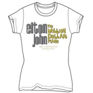 Million Dollar Piano Ladies Metallic Ink Tee