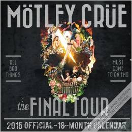 Motley Crue 2015 Square 12x12 Wall Calendar