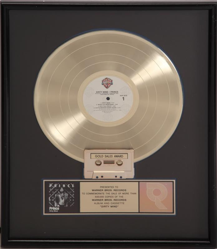PRINCE "GOLD" RECORD AWARD