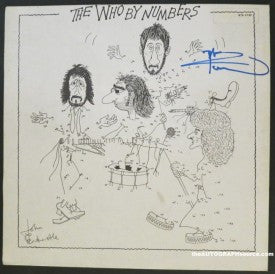 Pete Townshend Autographed "Who By Numbers" Album