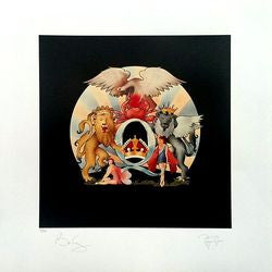 A Day At The Races Fine Art Print Signed By Brian May And Roger Taylor - UK