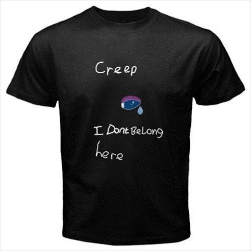 RADIOHEAD Creep Black T-Shirt Size S to 3XL Brand New