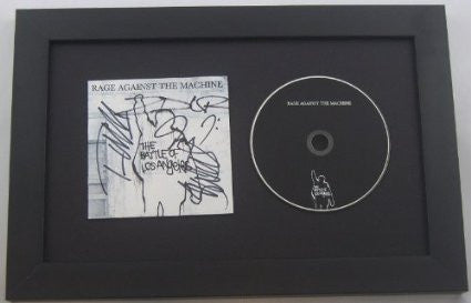Rage Against the Machine The Battle of Los Angeles Band Signed Autographed Cd Cover Custom Framed Loa