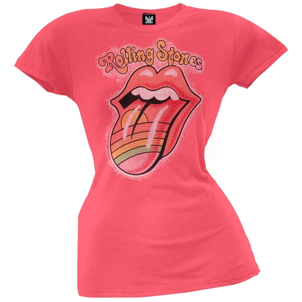 Rolling Stones - Rainbow Tongue Juniors T-Shirt
