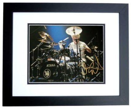 Stewart Copeland Autographed/ Hand Signed The POLICE Drummer 11x14 Photo - BLACK CUSTOM FRAME