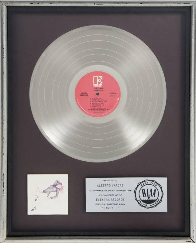 THE CARS "PLATINUM" ALBUM