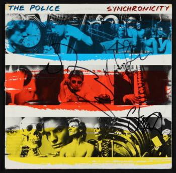 THE POLICE - SIGNED "SYNCHRONICITY" ALBUM