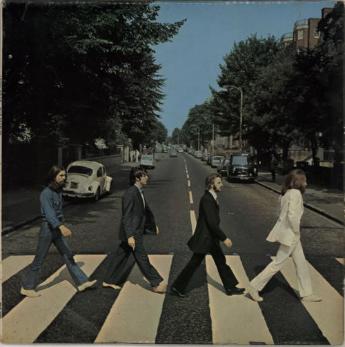 The Beatles Abbey Road - Export - 2nd - Misaligned Apple UK vinyl LP album (LP record)