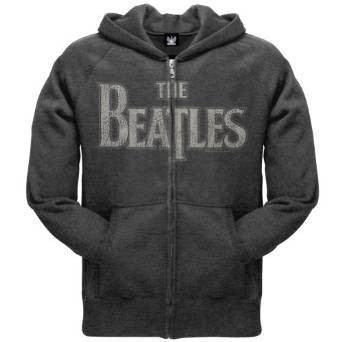 The Beatles - Mens Vintage Logo Zip Hoodie