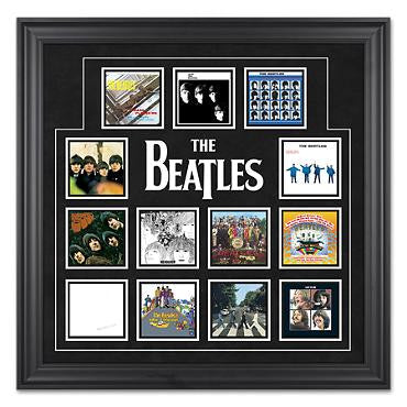 The Beatles Framed Album Cover Collage