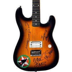 The Clash Autographed Guitar