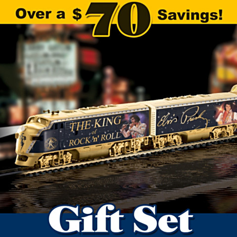 The Illuminated "King Of Rock 'N' Roll Express" Train Set