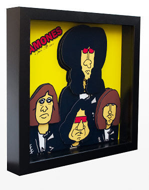 The Ramones - Punk Rock 3D Pop Art