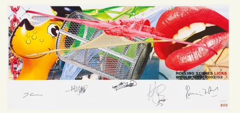 The Rolling Stones - Jeff Koons 134 Licks World Tour 2002/2003