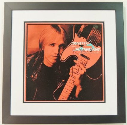 Tom Petty Autographed / Hand Signed Tom Petty and the Heartbreakers Long After Dark LP Record Album Cover - BLACK CUSTOM FRAME